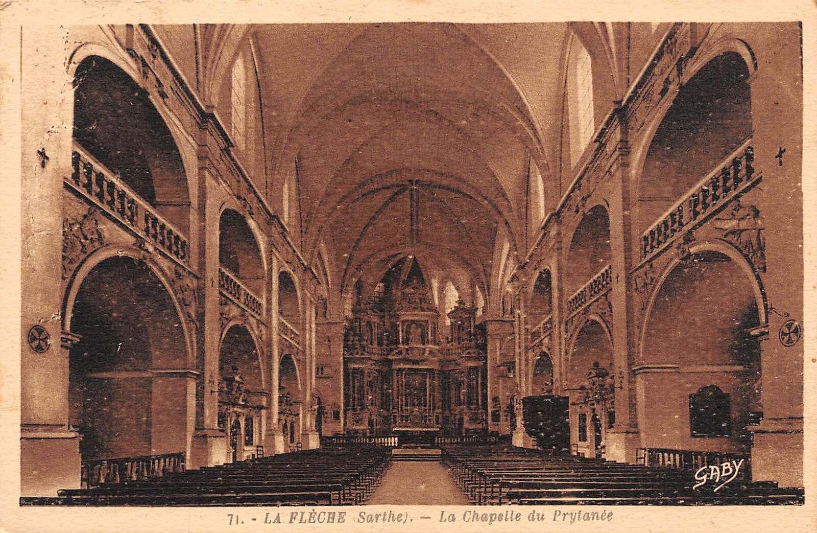 La Flèche - 1900-1945 - edit Gaby n°71 La Chapelle du Prytanée