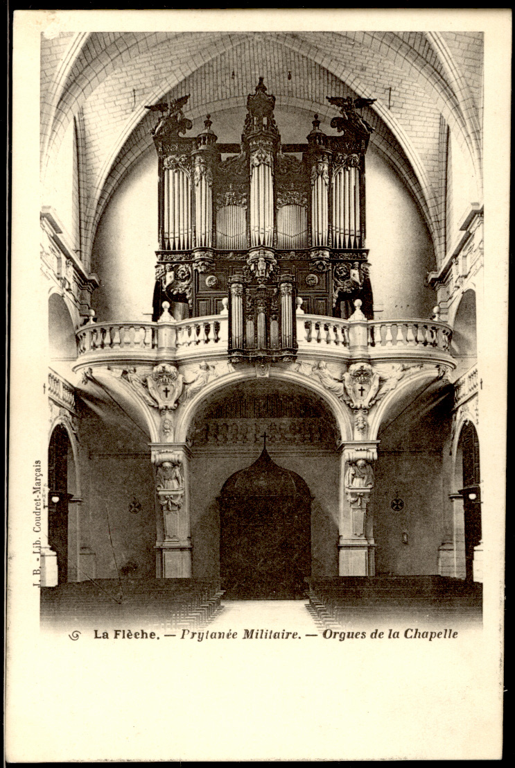 La Flèche - 1900-1945 - edit J Bouverert Prytanée Militaire - Orgues de la Chapelle