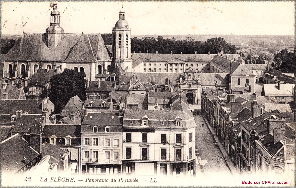 La Flèche - edit LL n°42 Panorama du Prytanée