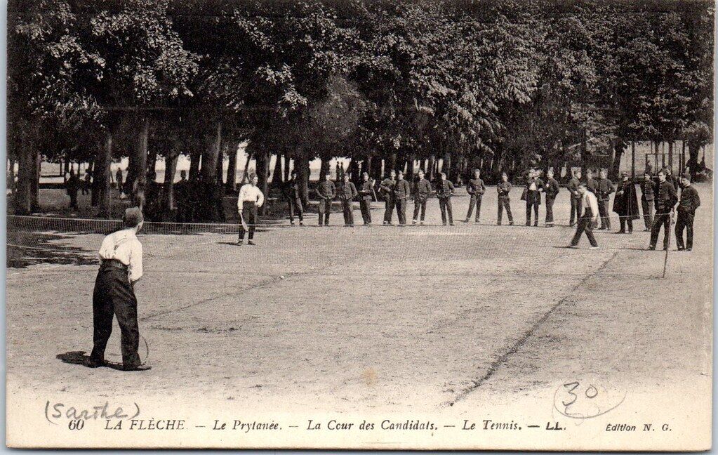 La Flèche - edit LL n°60 Le Prytanée - La Cour des Candidats - Le Tennis