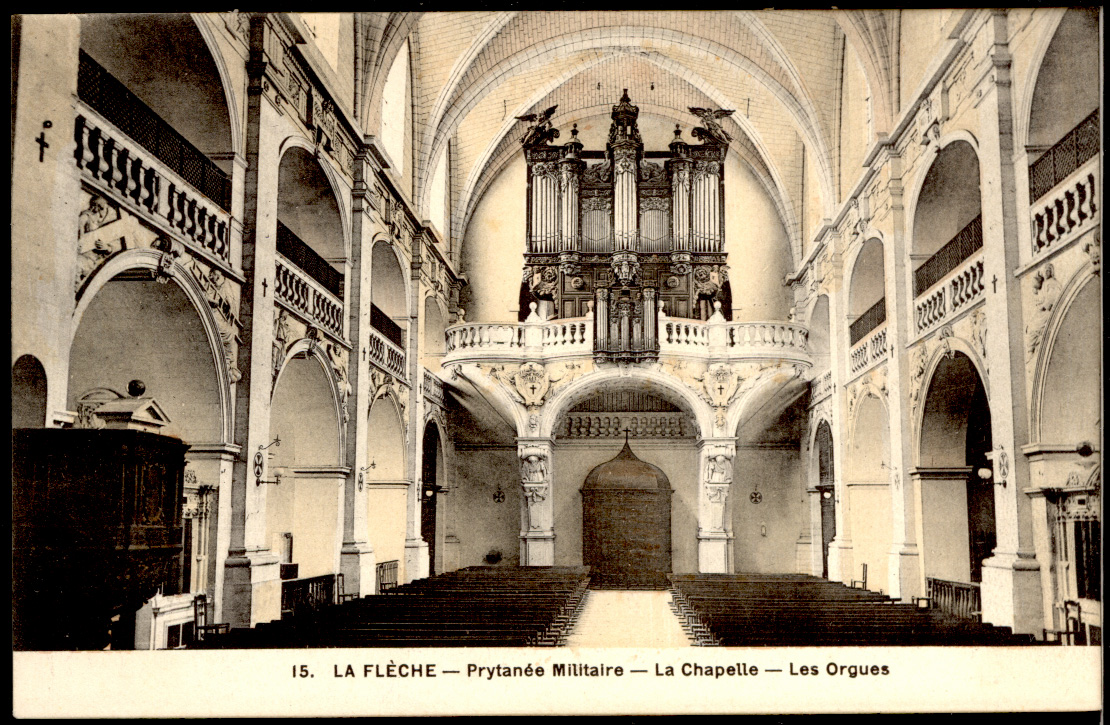La Flèche - n°15 Prytanée Militaire - La Chapelle Le Orgues - Couleur