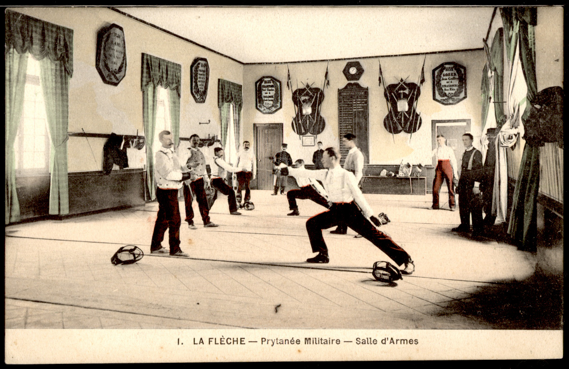 La Flèche - n°1 Prytanée Militaire - Salle d'Armes - Couleur