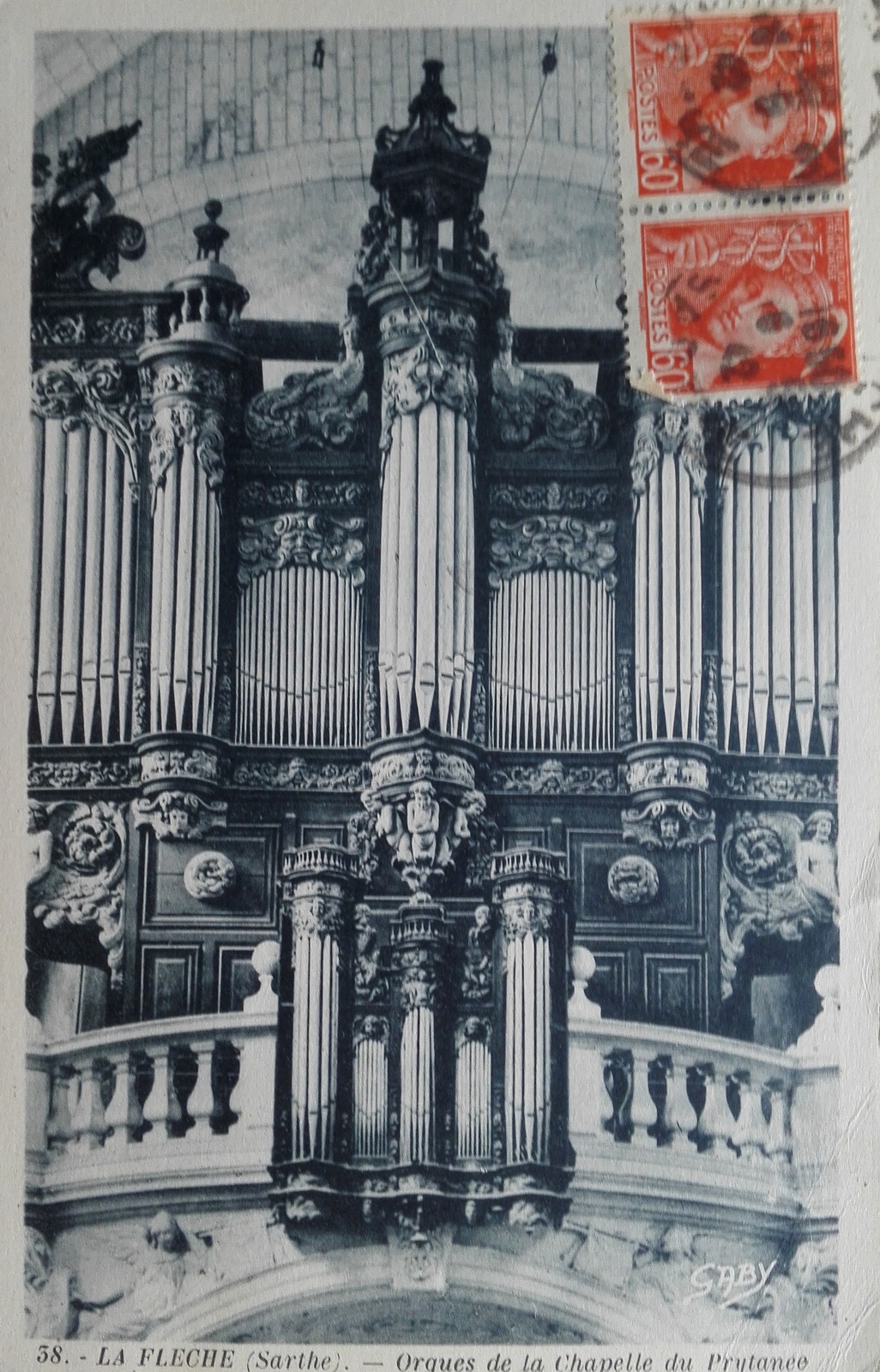 La Flèche - n°38 Orgues de la Chapelle du Prytanée