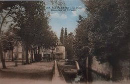 La Flèche - 1900-1945 - n°268 La Douve Boulevard Saint-Germain couleur